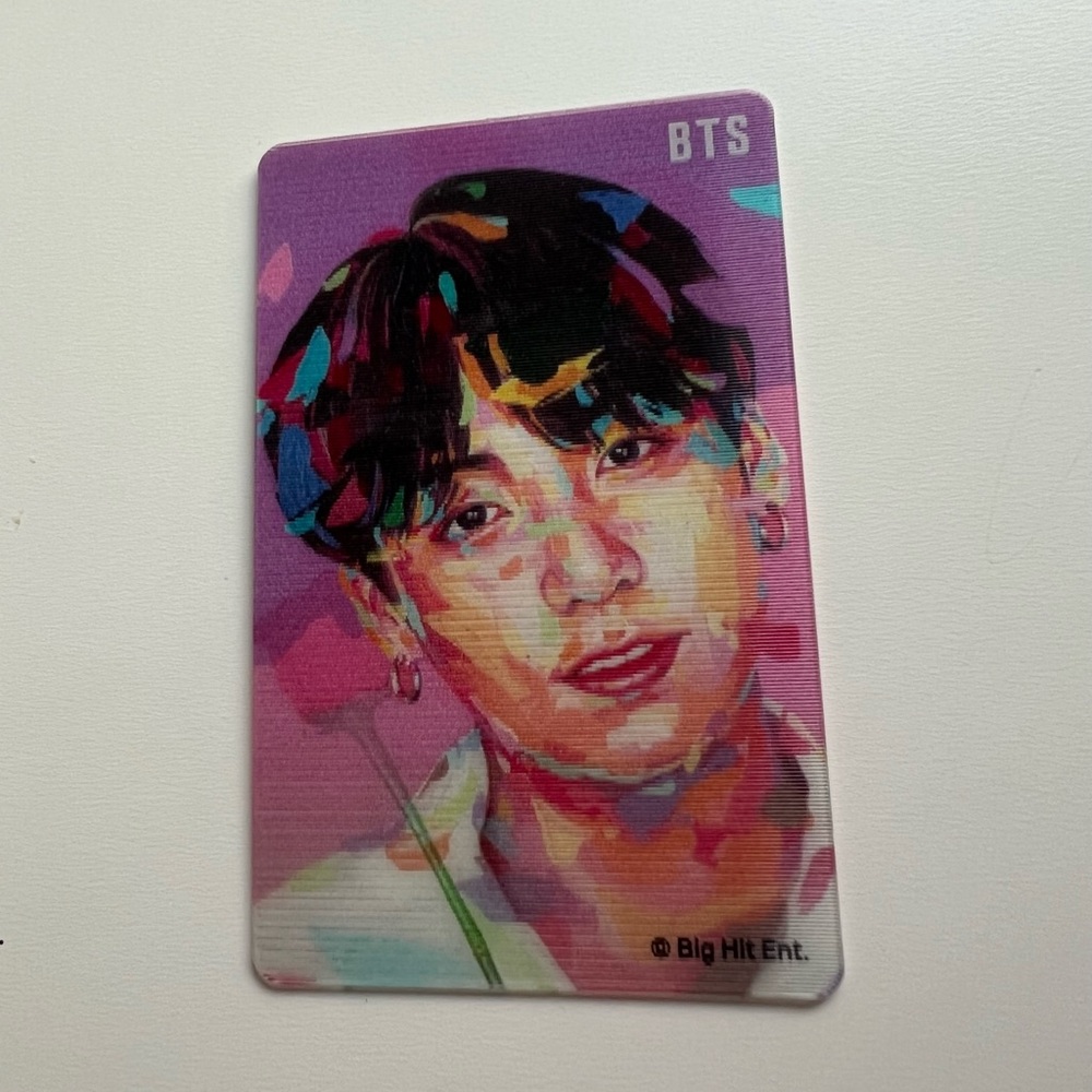BTS MTPR Official Jungkook photo card